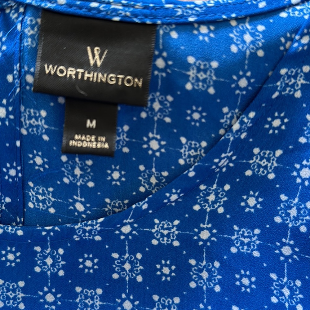 Blue work blouse - Picture 3 of 3